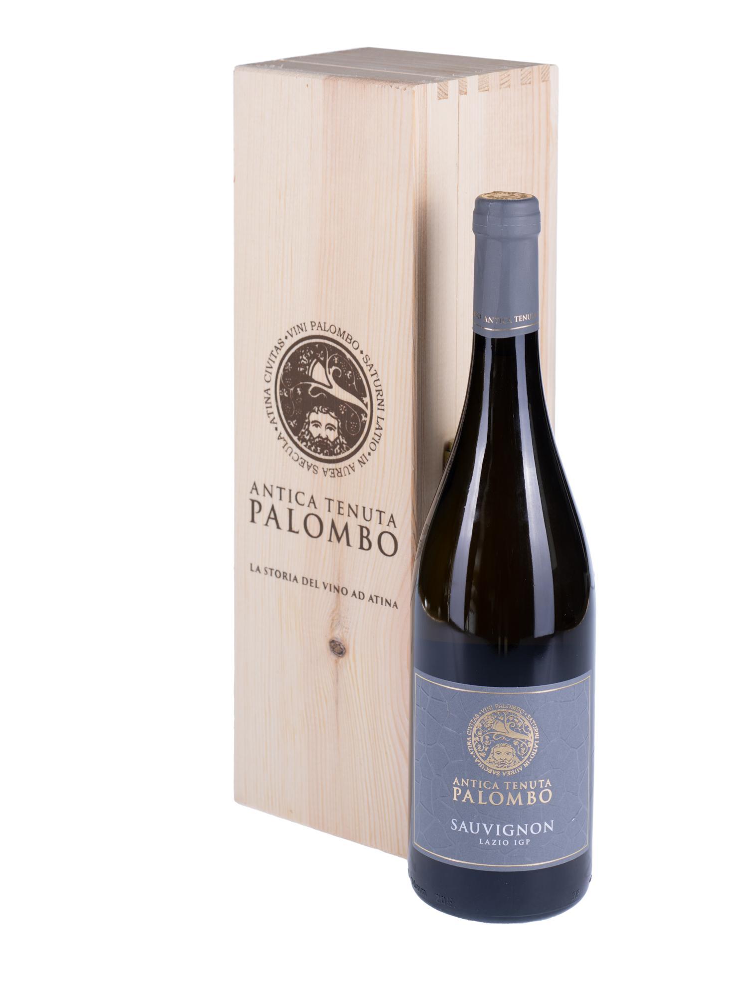 Sauvignon Lazio IGP Linea Ducale Antica Tenuta Palombo confezione legno 1 bottiglia